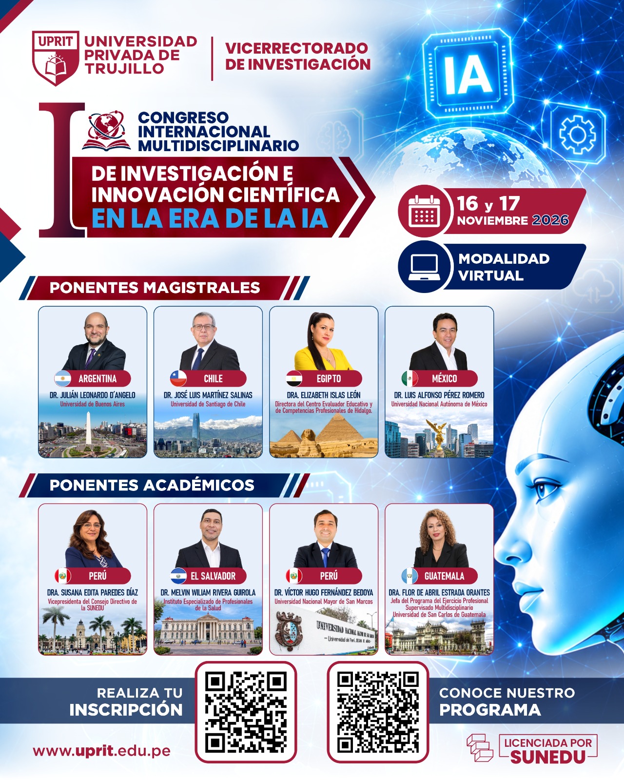 ¡Conecta con nuevas ideas, experiencias y conocimientos!